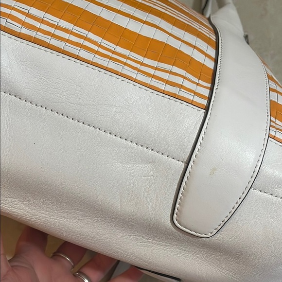 COACH - Bleeker Preston woven embossed satchel Bag- EUC- 31004 - Picture 10 of 12